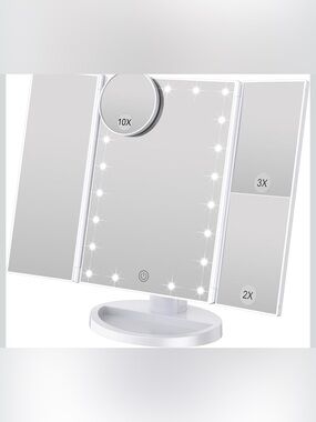 WEILY Makeup Mirror with 21 Natural LED Lights,